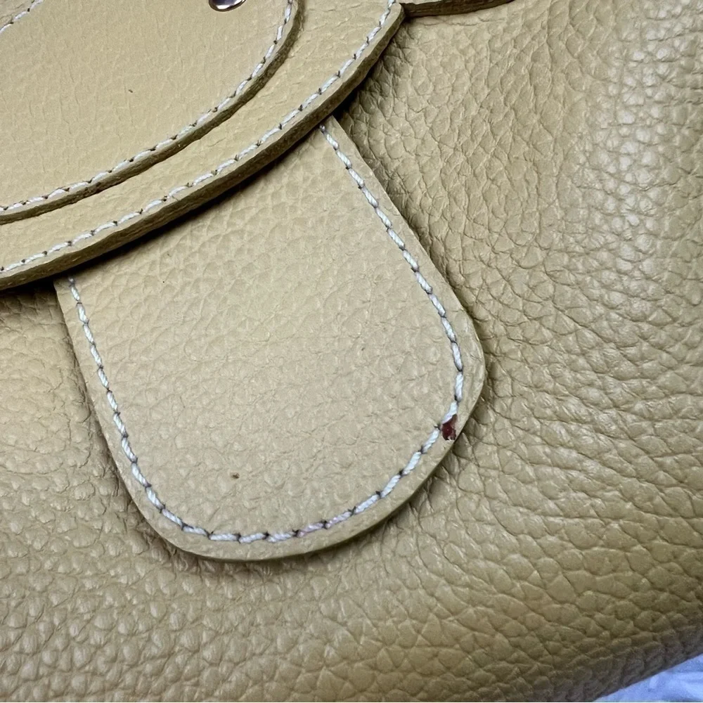 Tracy Zych New York Yellow Pebbled Leather Shoulder Bag 💛💛 Y2K Vintage